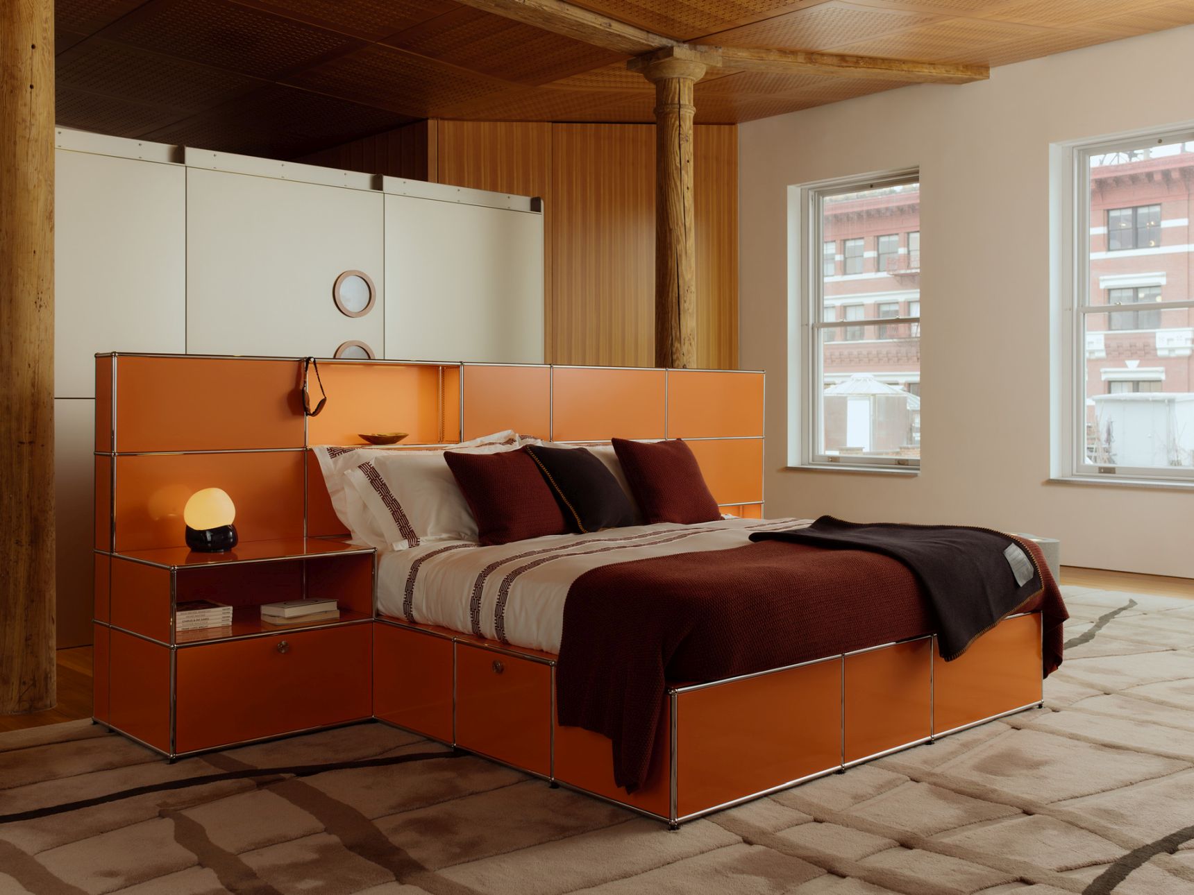 Mansa bed USM Haller x Armando Cabral
