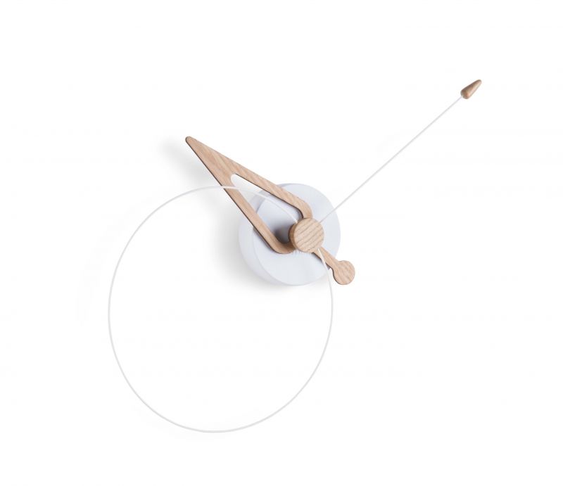 Pico wall clock OAK / WHITE nomon SINGLE PIECES