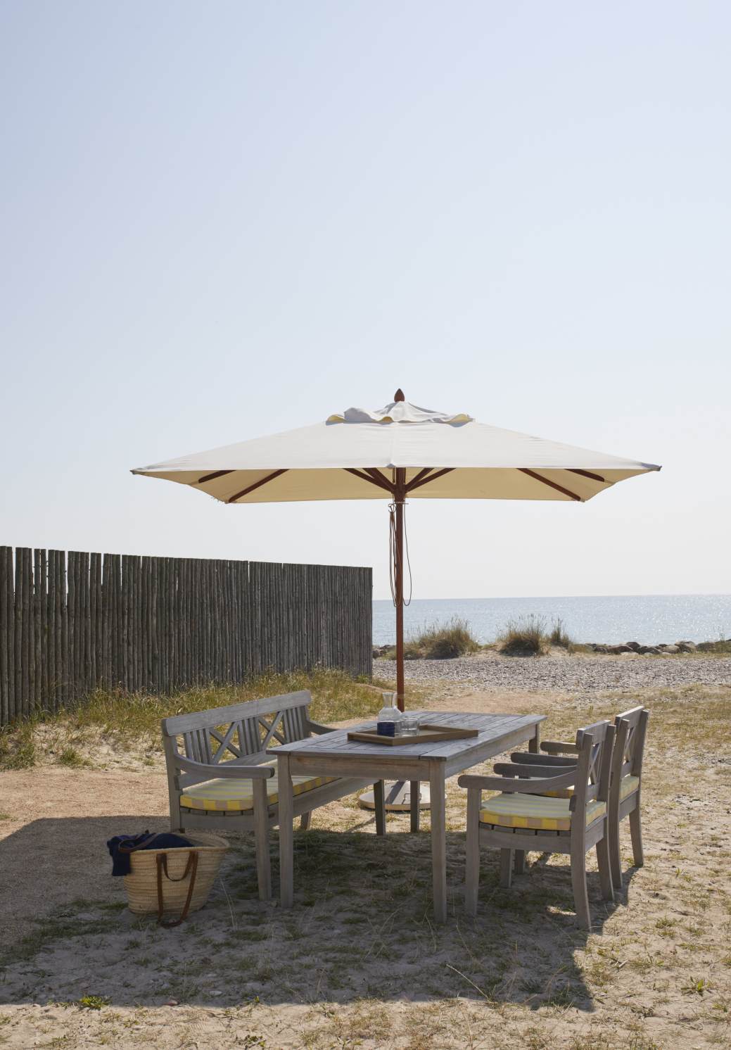 Drachmann Table Outdoor dining table Skagerak by Fritz Hansen 