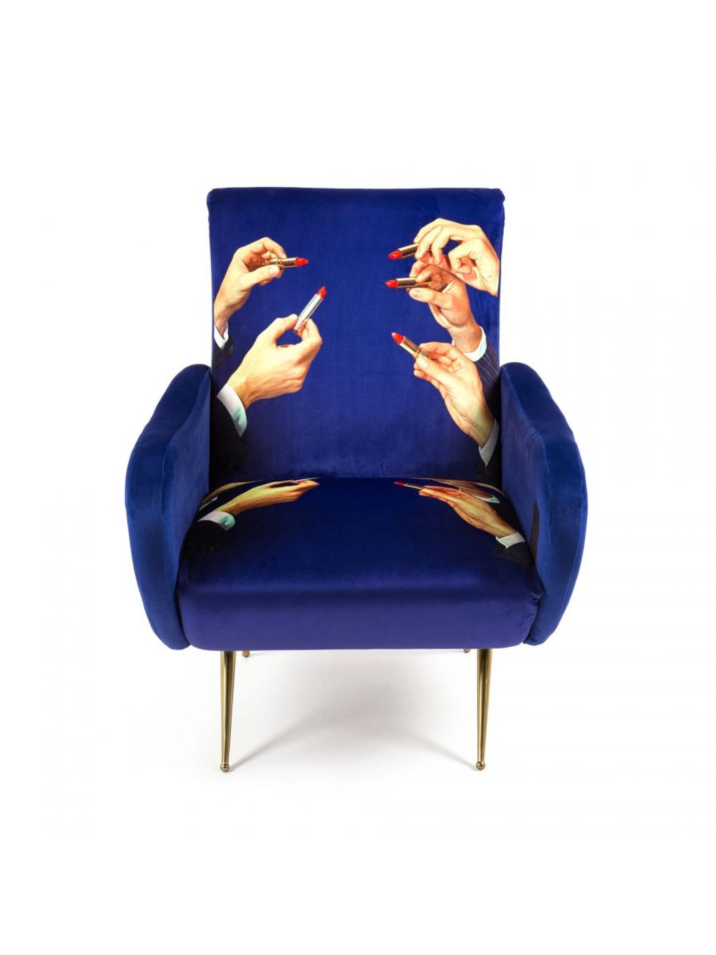 Toiletpaper armchair Lipsticks Seletti