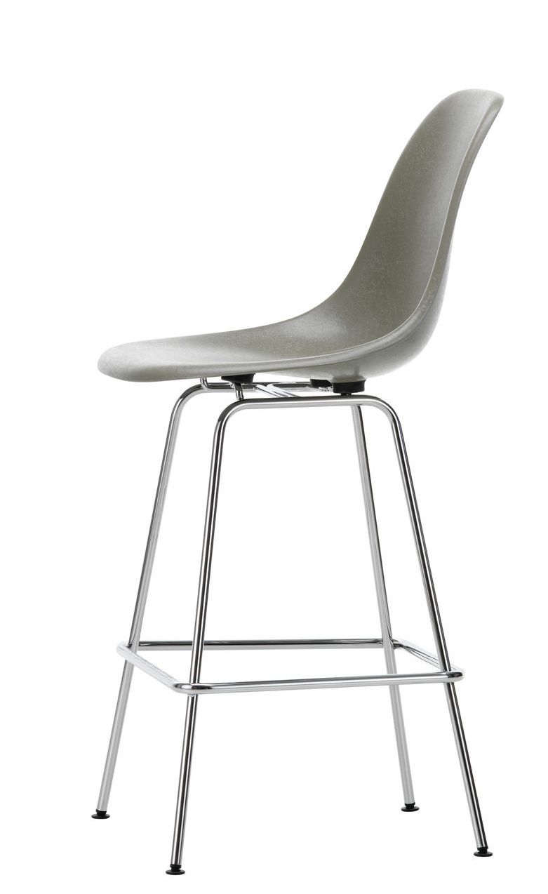 Eames Fibreglass Bar Stool Medium Bar Stool Vitra