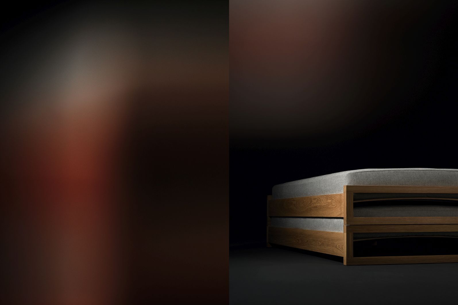 Guest 90 wood bed american walnut Zeitraum