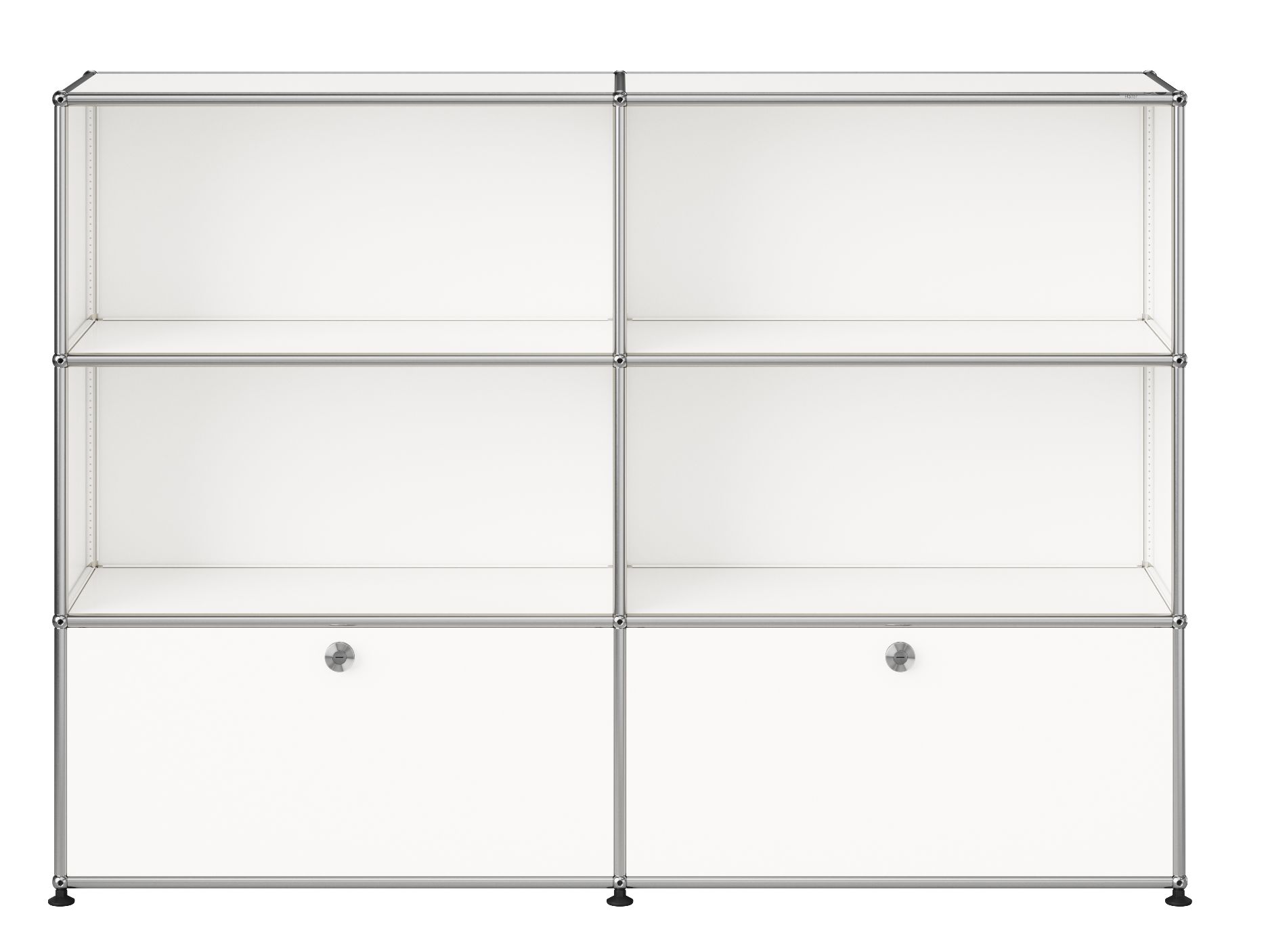 USM Haller Sideboard M 65 4 Open / 2 Flaps Pure White