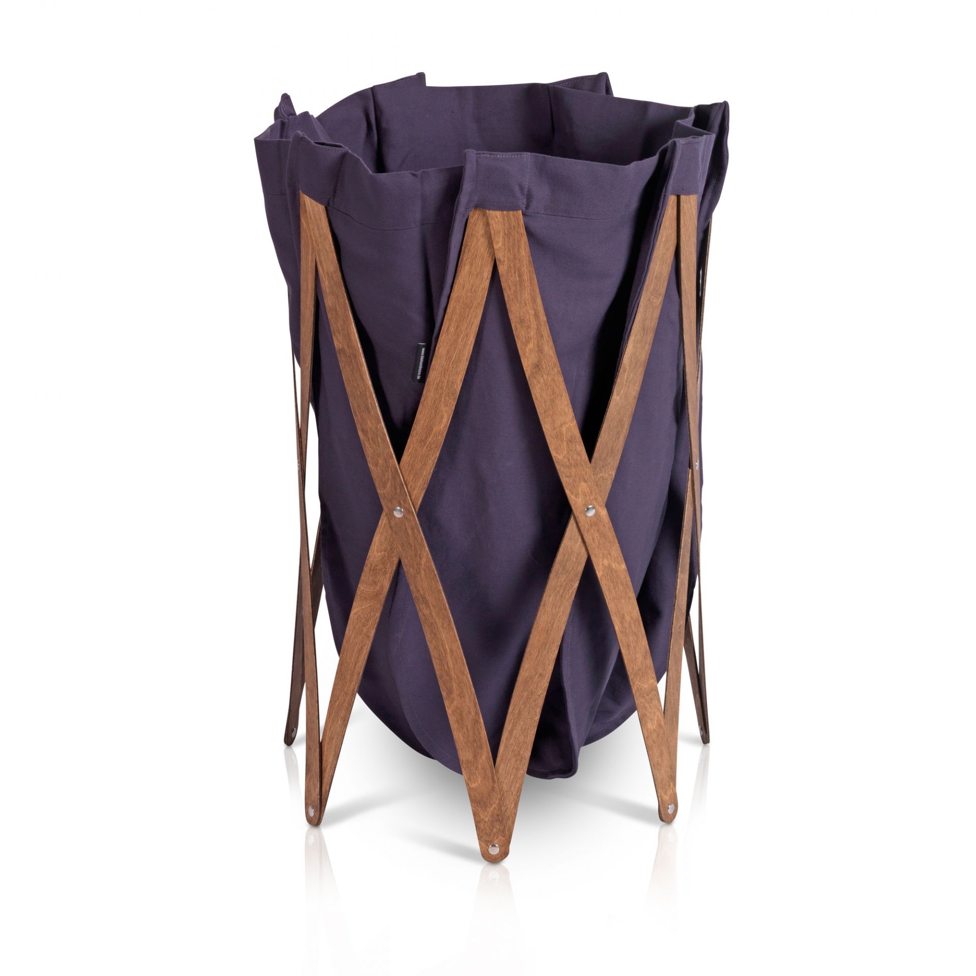 Marie Pi Laundry basket Klein &amp; More walnut anthracite