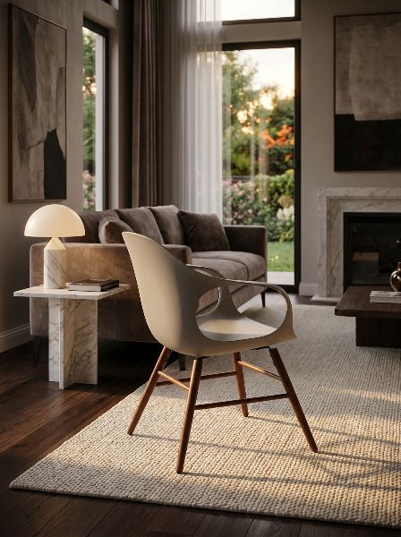 Elephantino armchair wooden frame Kristalia