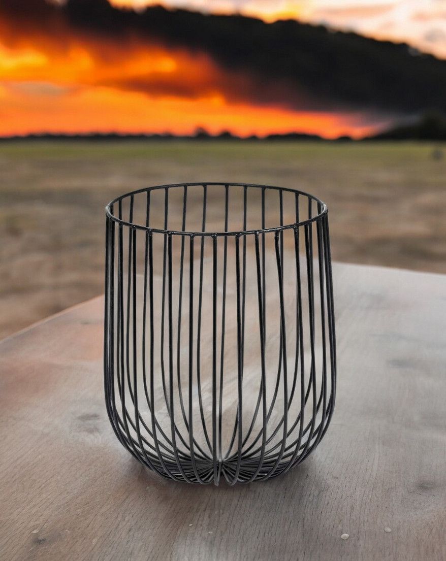 Catu Basket Black Serax ⌀20 x H 25 cm SINGLE PIECES