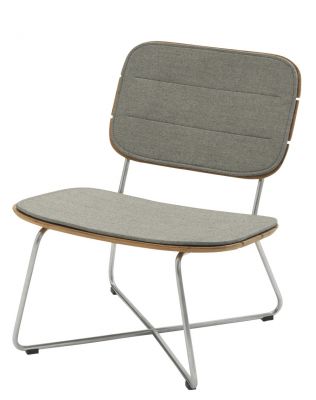 Lilium Lounge Chair Chair Cushion Outdoor Skagerak by Fritz Hansen Ash