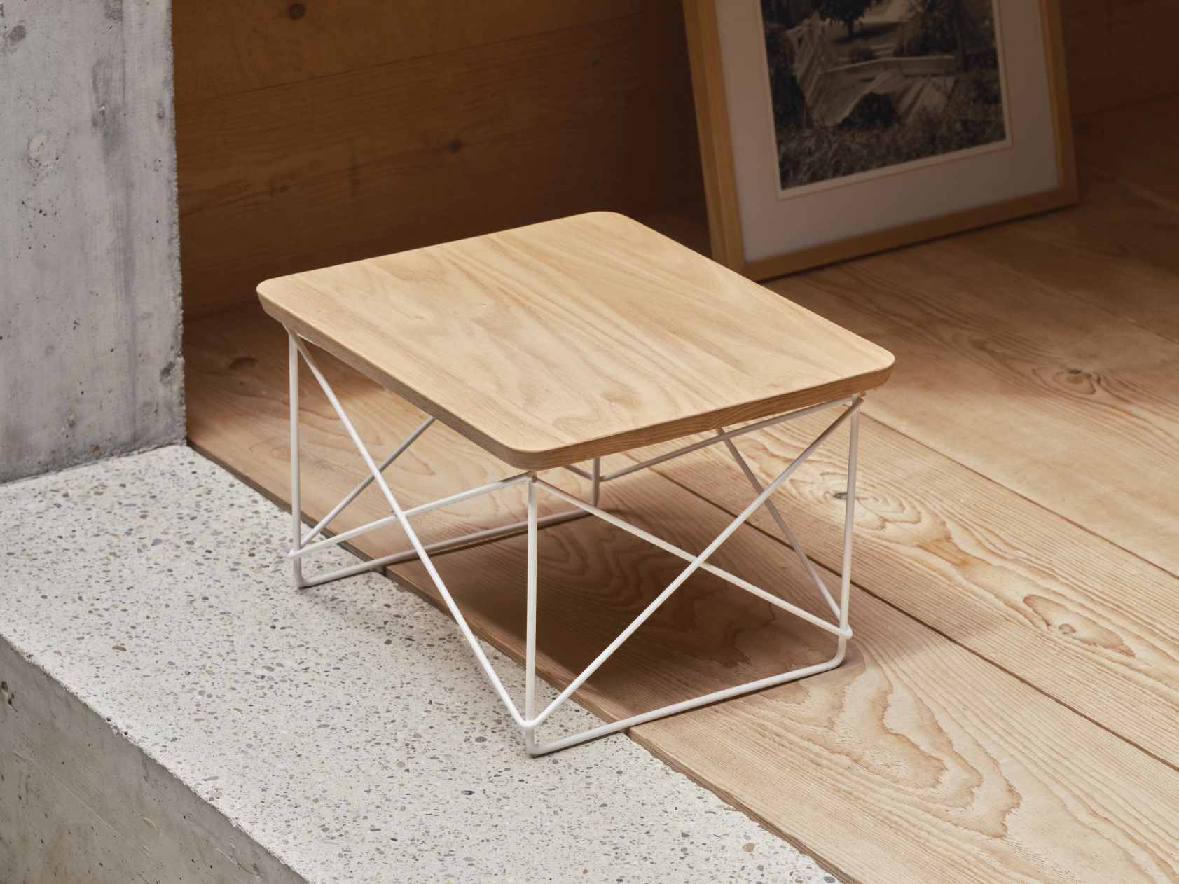 Occasional Table LTR Side Table HPL Chestnut Vitra NEW VERSION 