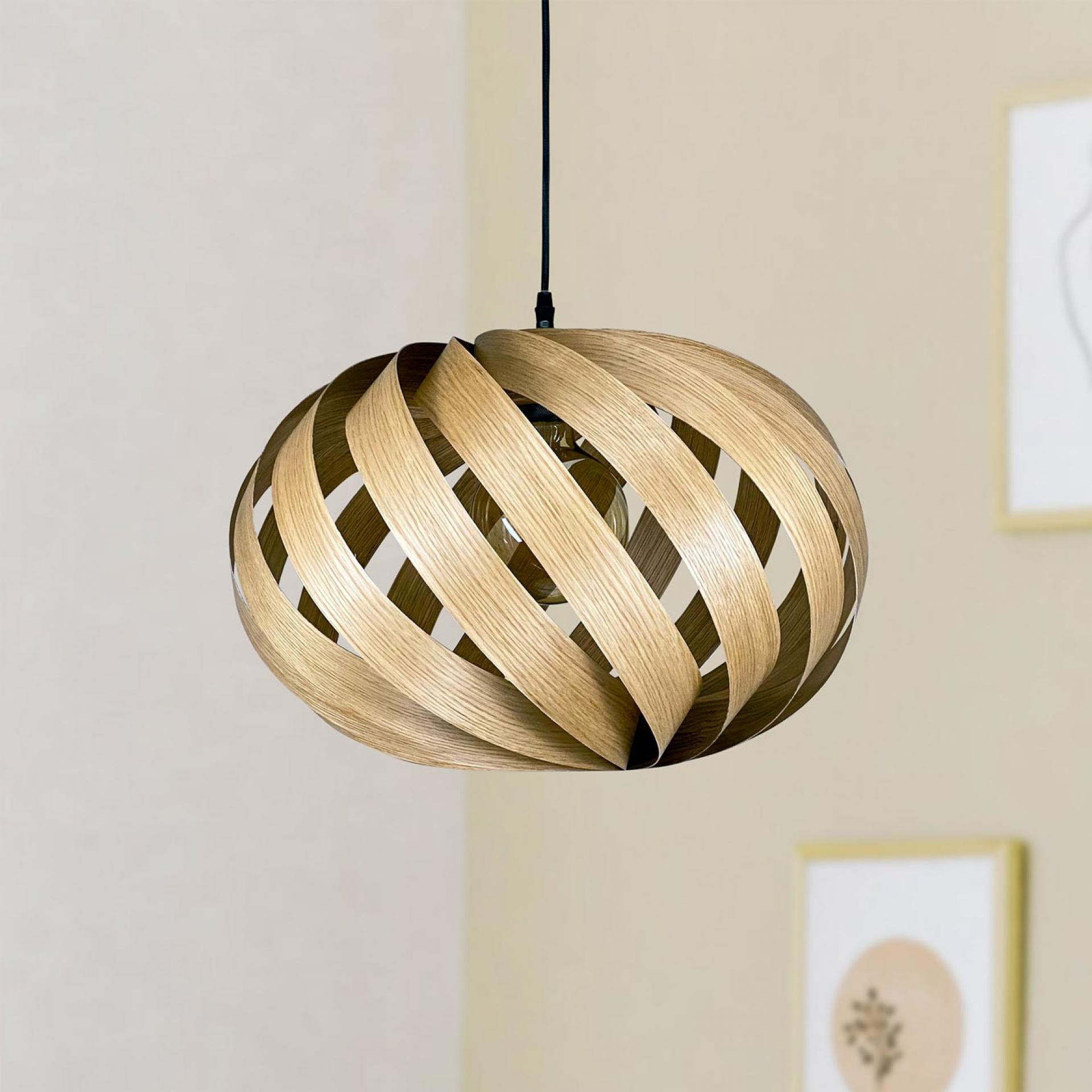 Serentia Pendant lamp Oak Ø55 cm Gofurnit