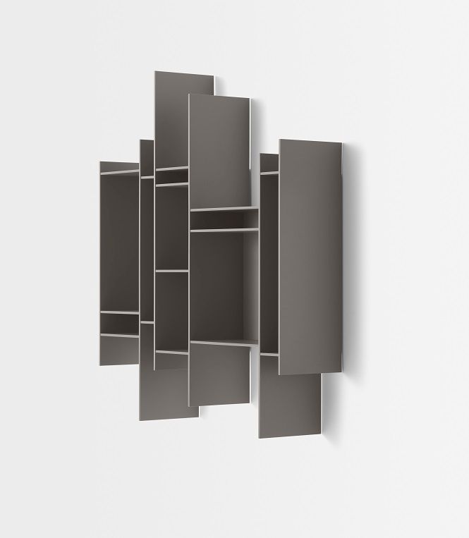 Randomito shelf system coloured MDF Italia