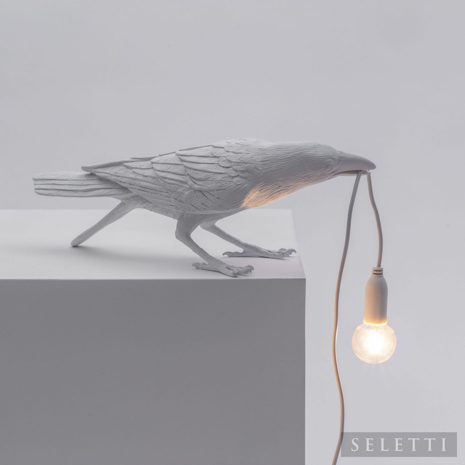 Bird Lamp Playing white lamp Seletti SINGLE PIECES