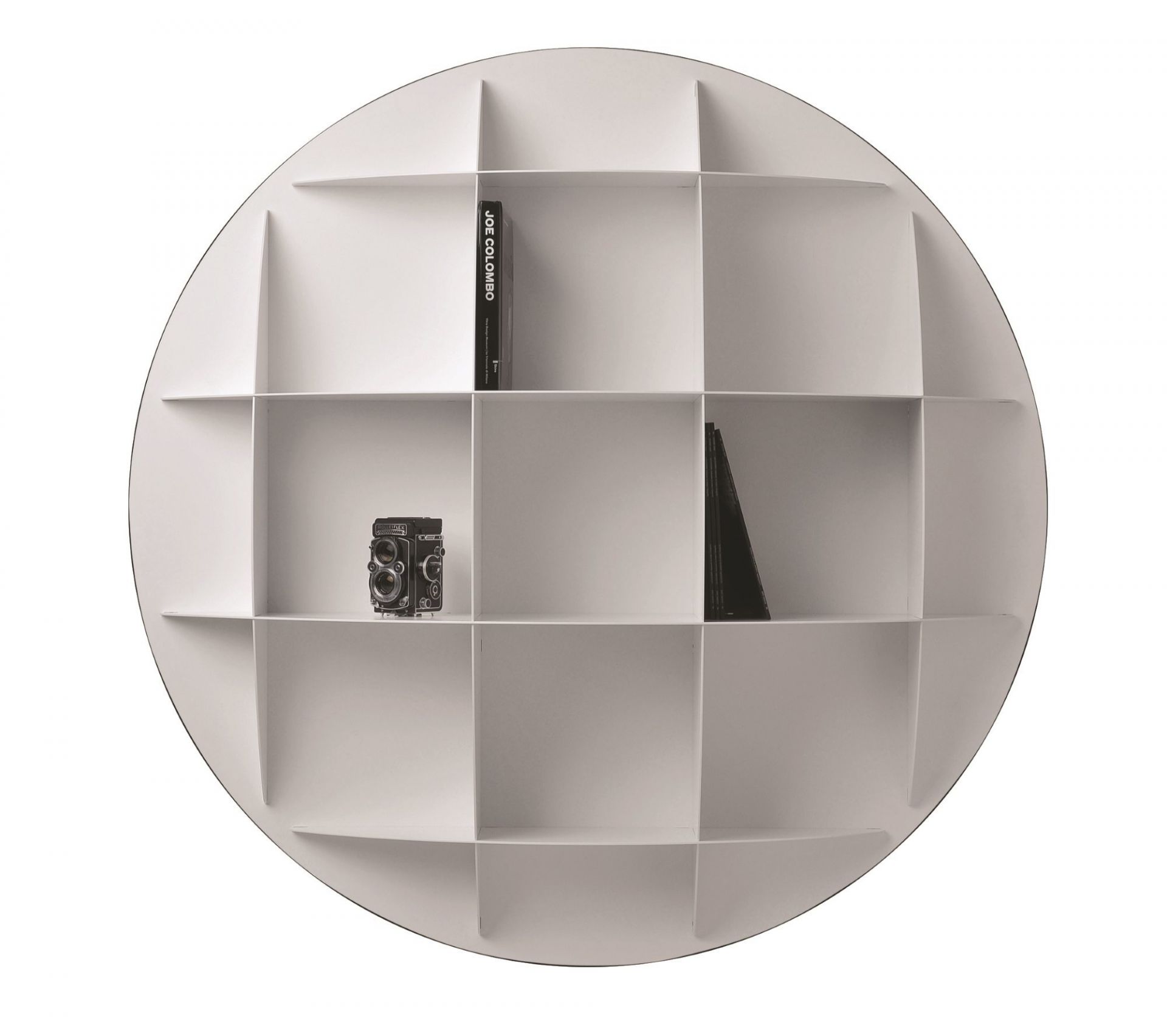 Continental AL spherical bookcase Industrie Carnovali