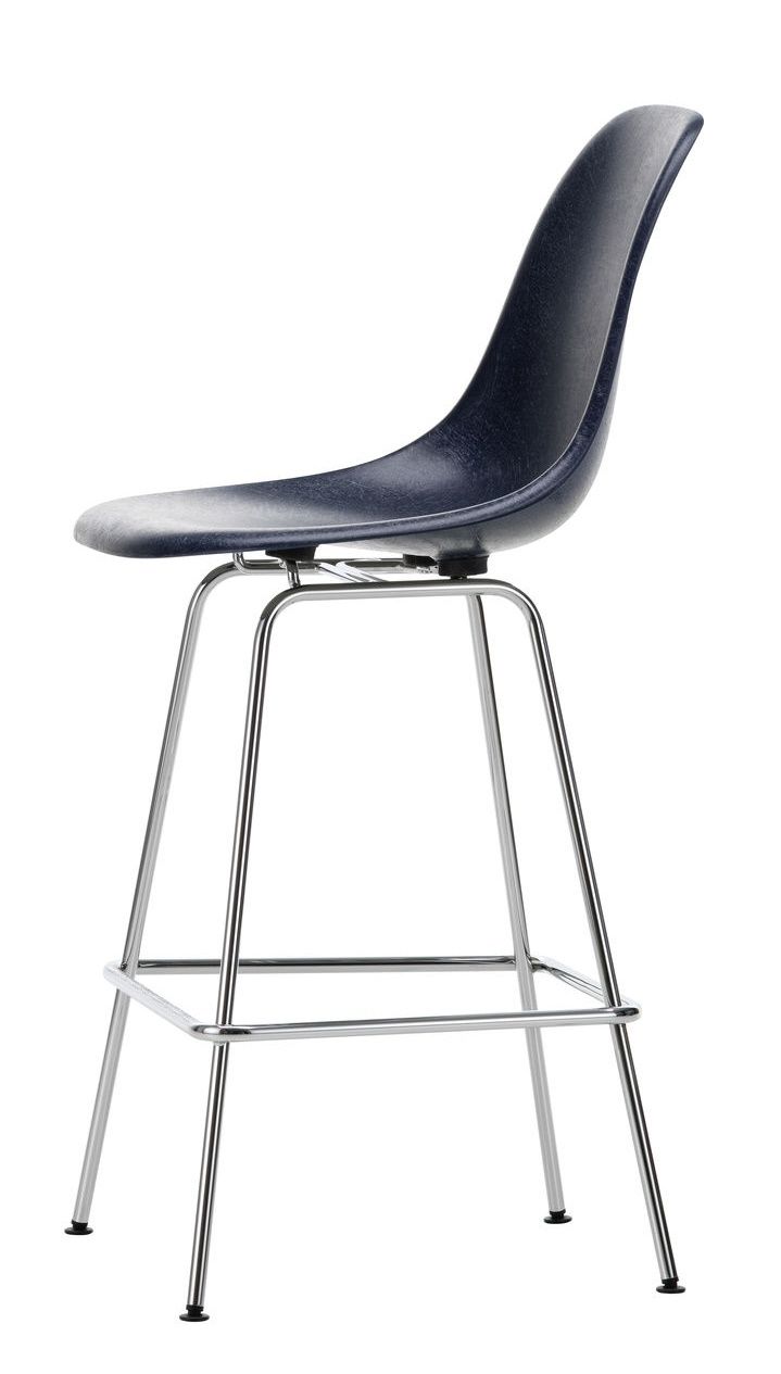 Eames Fibreglass Bar Stool Medium Bar Stool Vitra