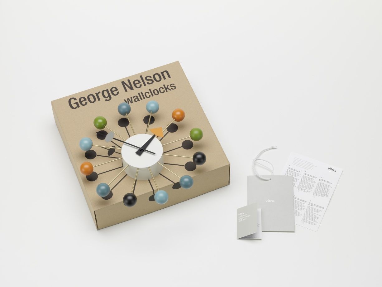 Ball Clock  Wall Clock - multicolour