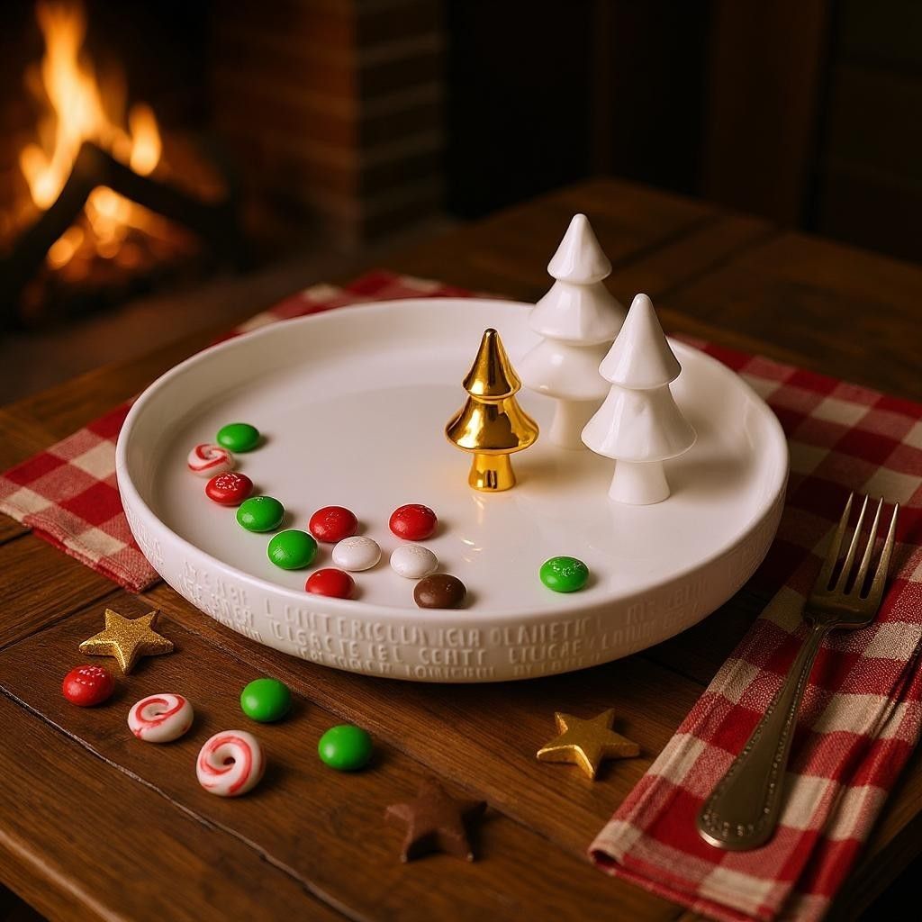 Porcelain stories Plates Fir trees Wheels