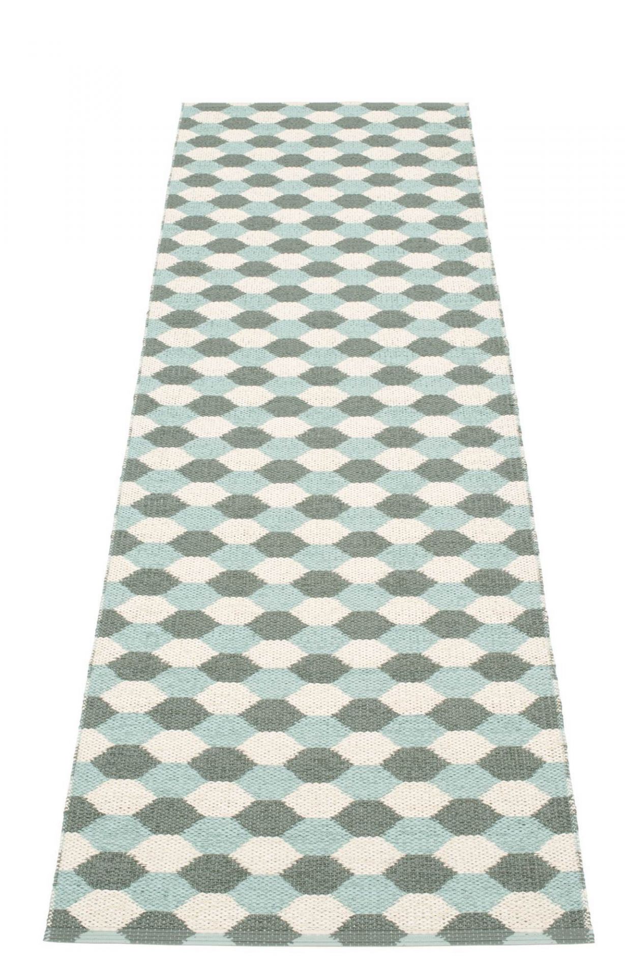 Dana plastic carpet 70x250 gray Pappelina
