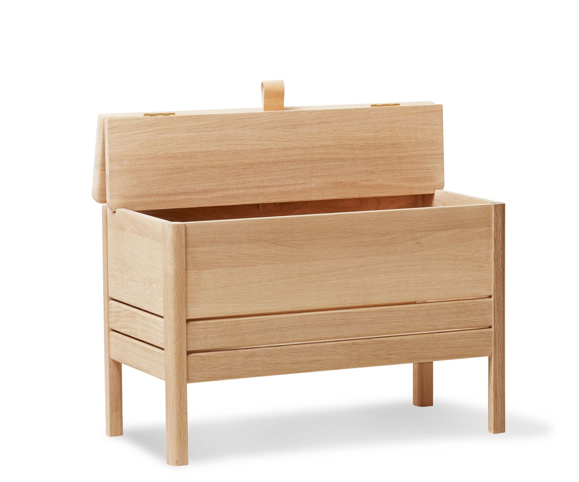 A Line Chest Bench 68 Oak white oiled Form & Refine
