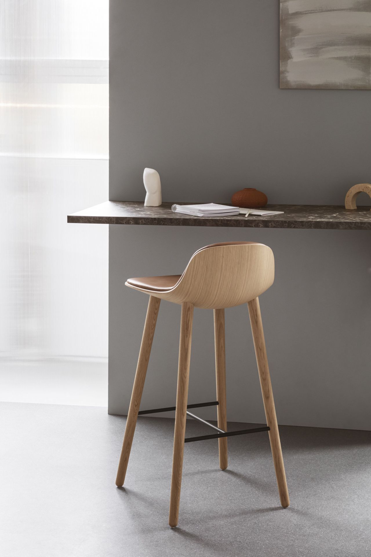 EVA SOLO ABALONE bar stool H 91 cm oak Eva Solo