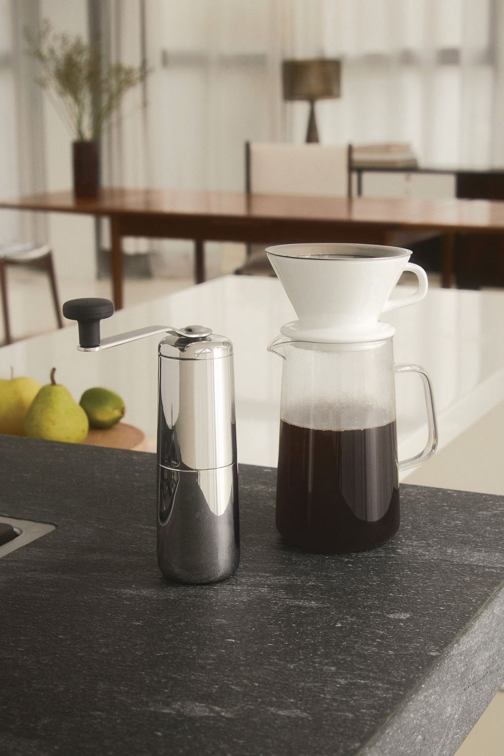 Slow Coffee Set with Filter and Jug Alessi 