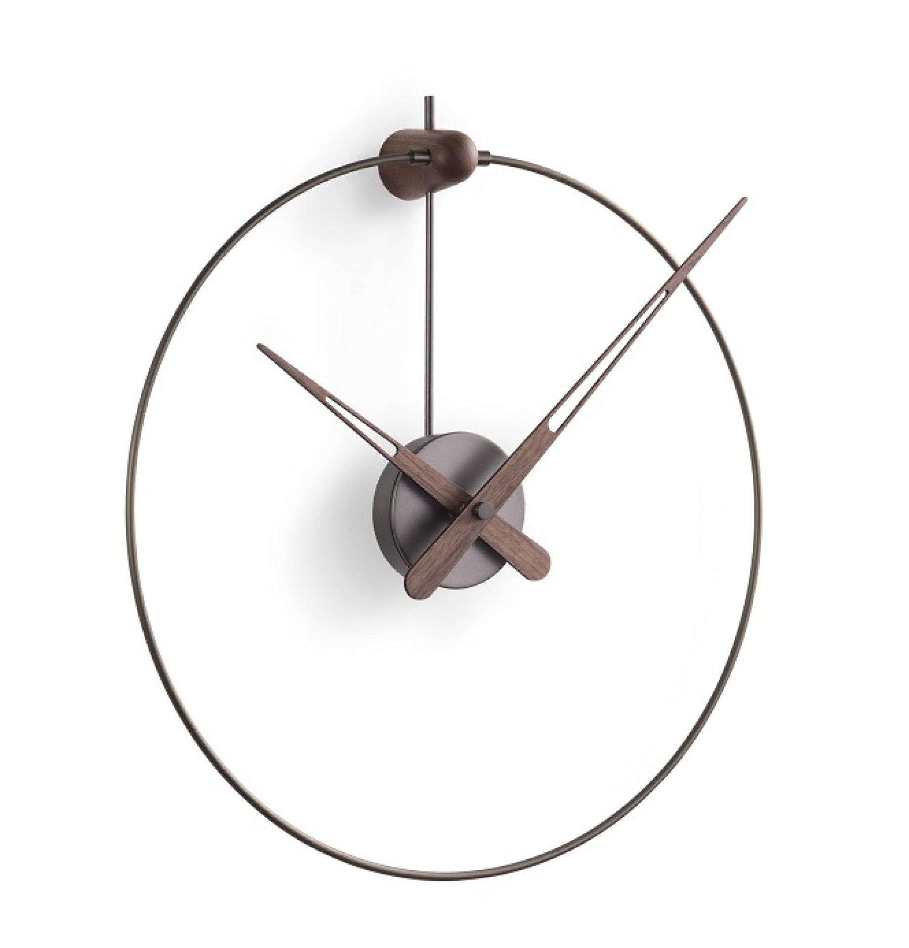 Micro Anda Wall Clock nomon Black