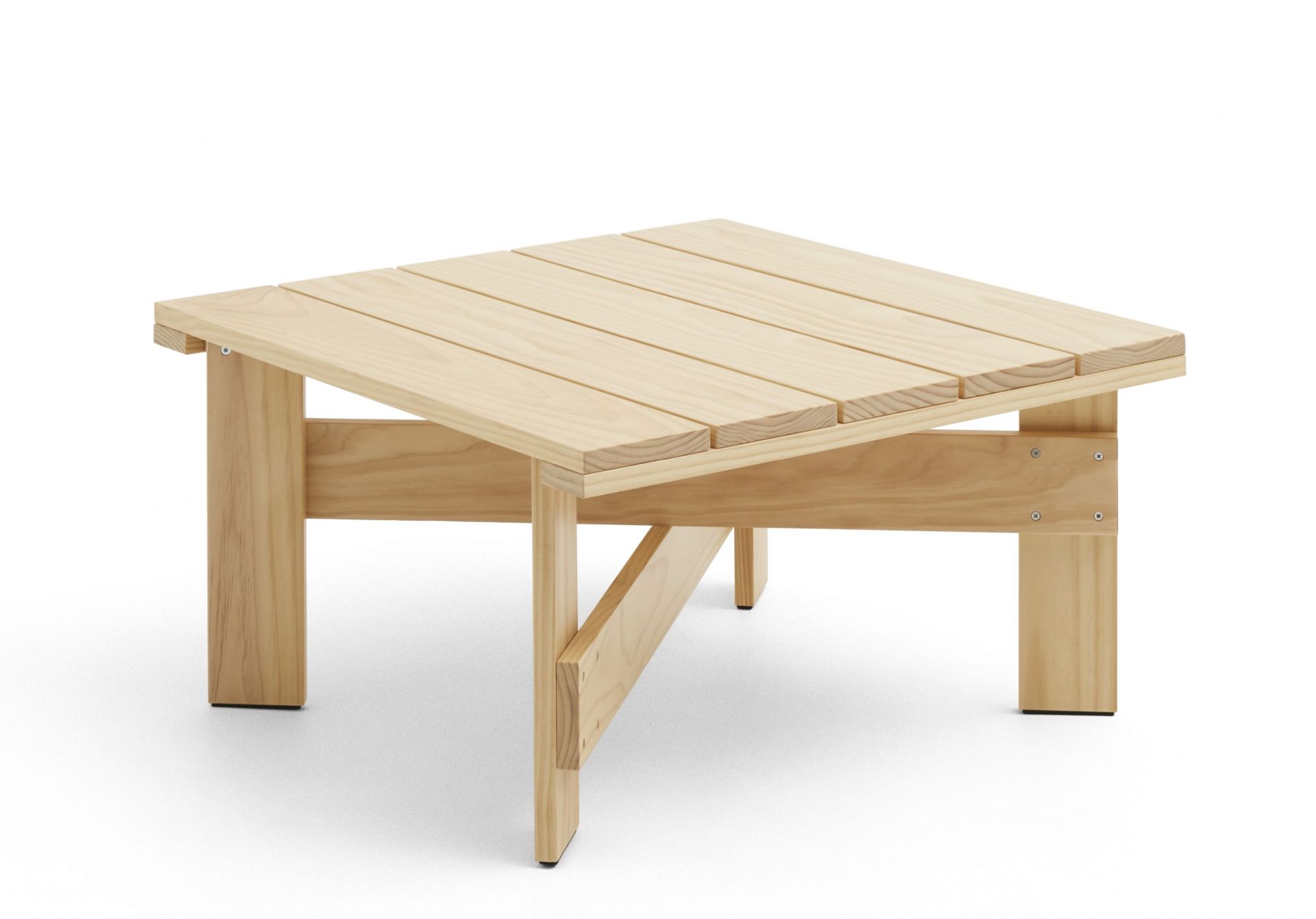 Crate Low Table Outdoor W75cm water based varnish Hay water based varnish HAY CRATE AD120 D362 AM86