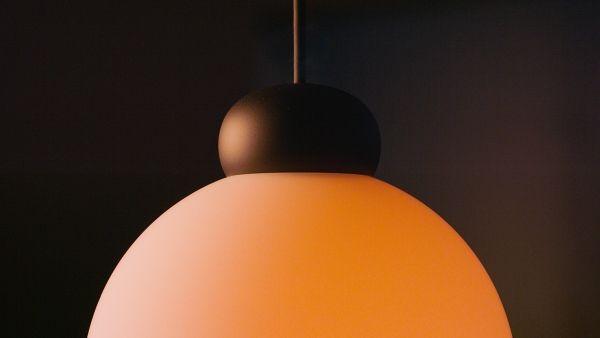Sun pendant light Grau