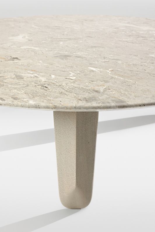Kuyu Marble Round Marble Coffee Table Round Zeitraum