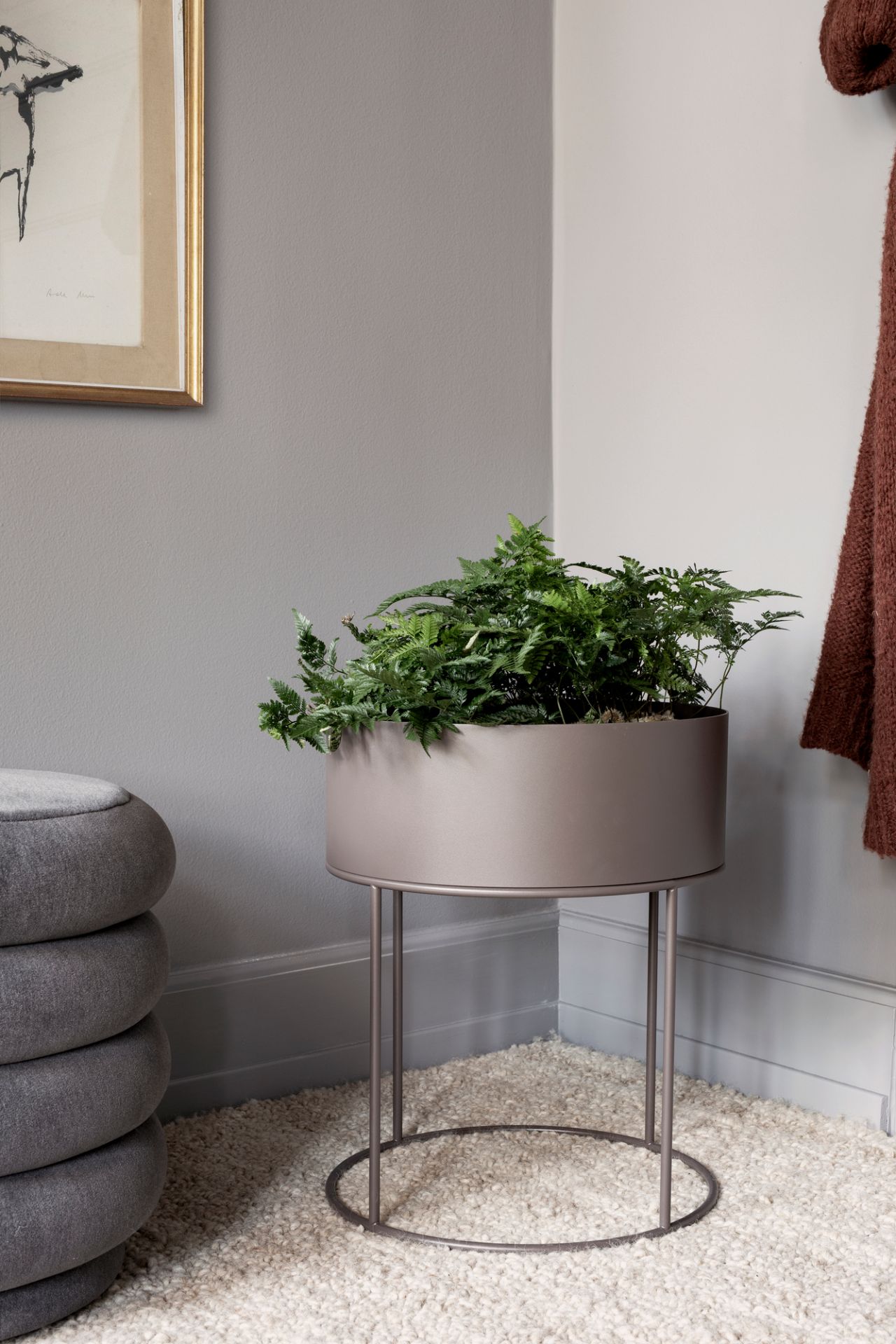 Plant Box round Ferm Living SINGLE PIECES