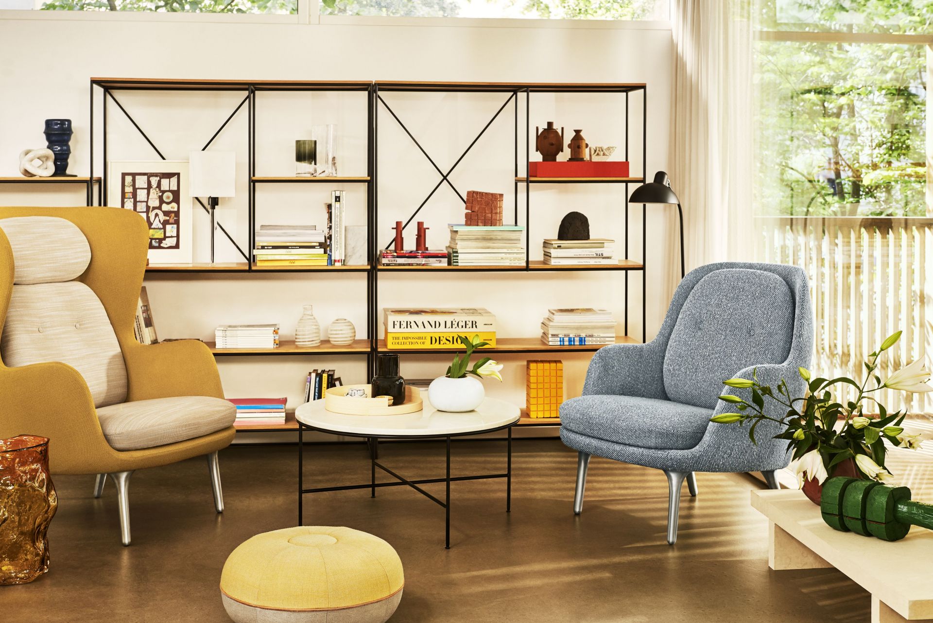 Ro Armchair Wood Fritz Hansen