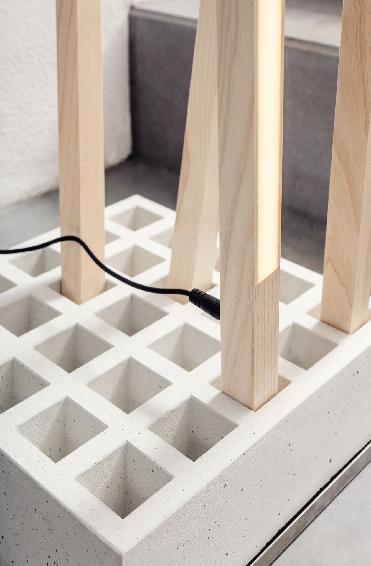Pin Coat rack / Pin Light Nils Holger Moormann