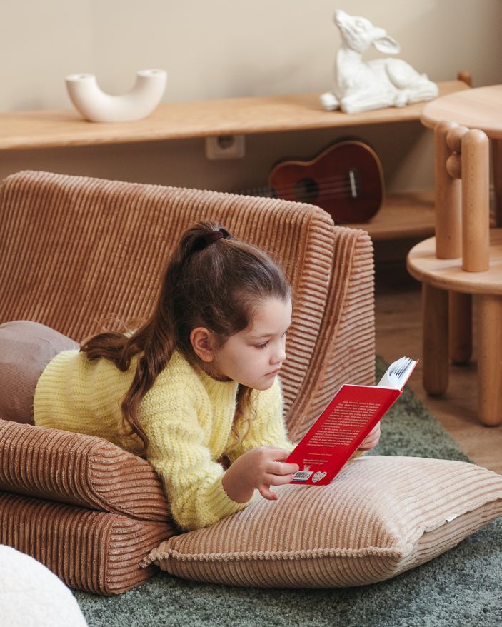 Moon children's armchair wide cord Wigiwama