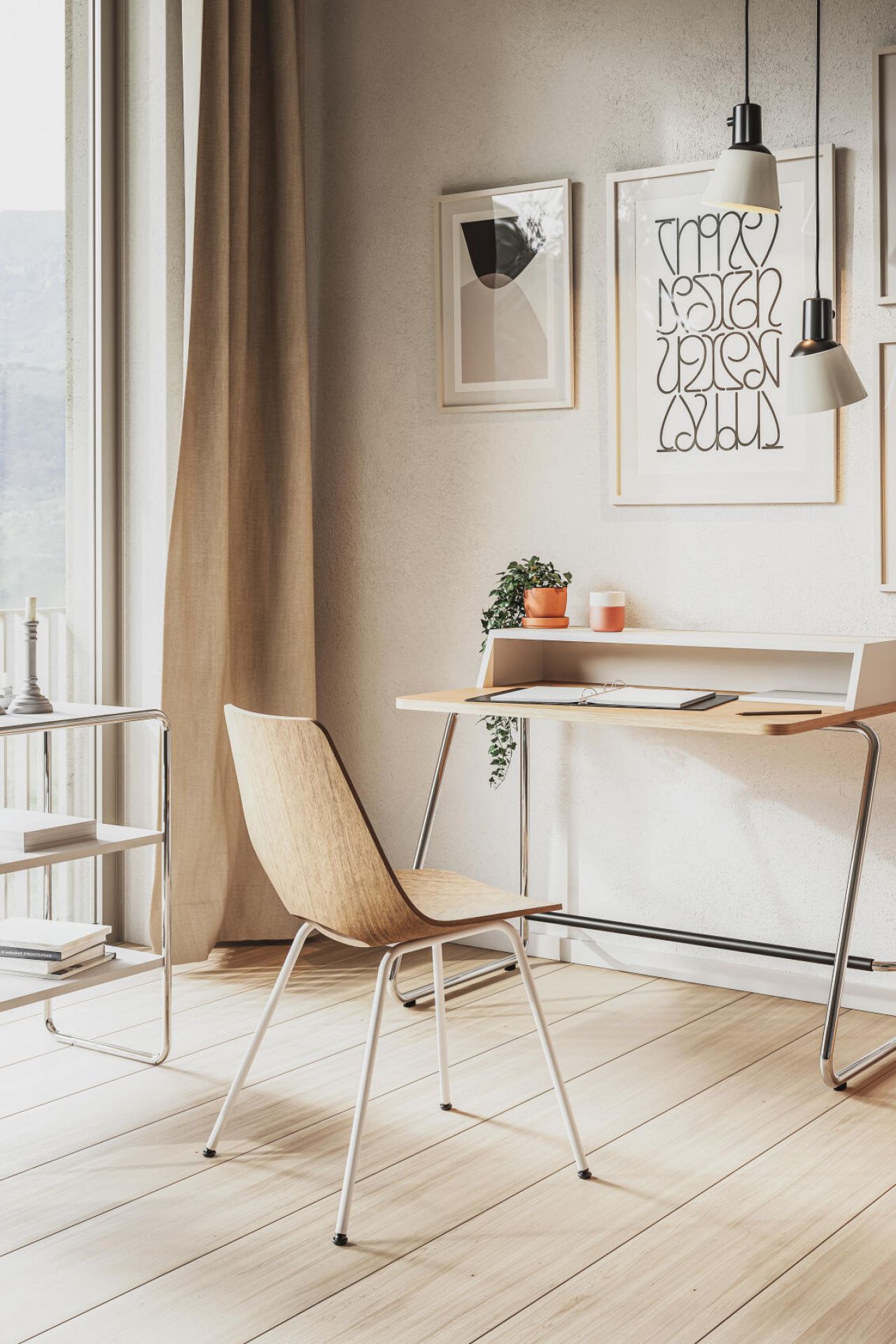 S 661 Tubular steel chair Thonet