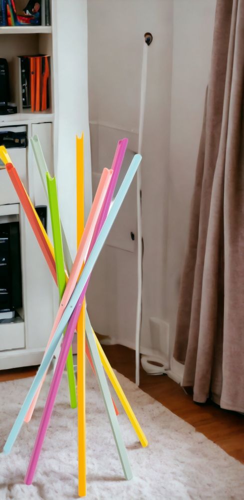 301 Sciangai Coat Rack 50 Multicoloured Zanotta