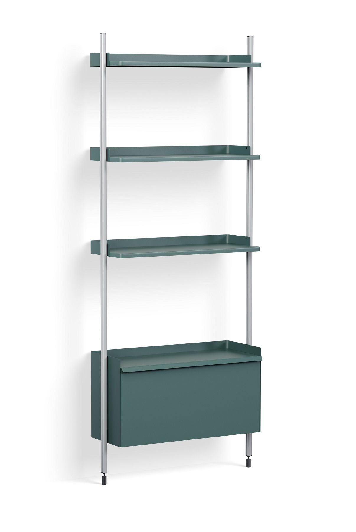 Pier System 131 1 Column Shelf Hay Steel Blue Aluminum