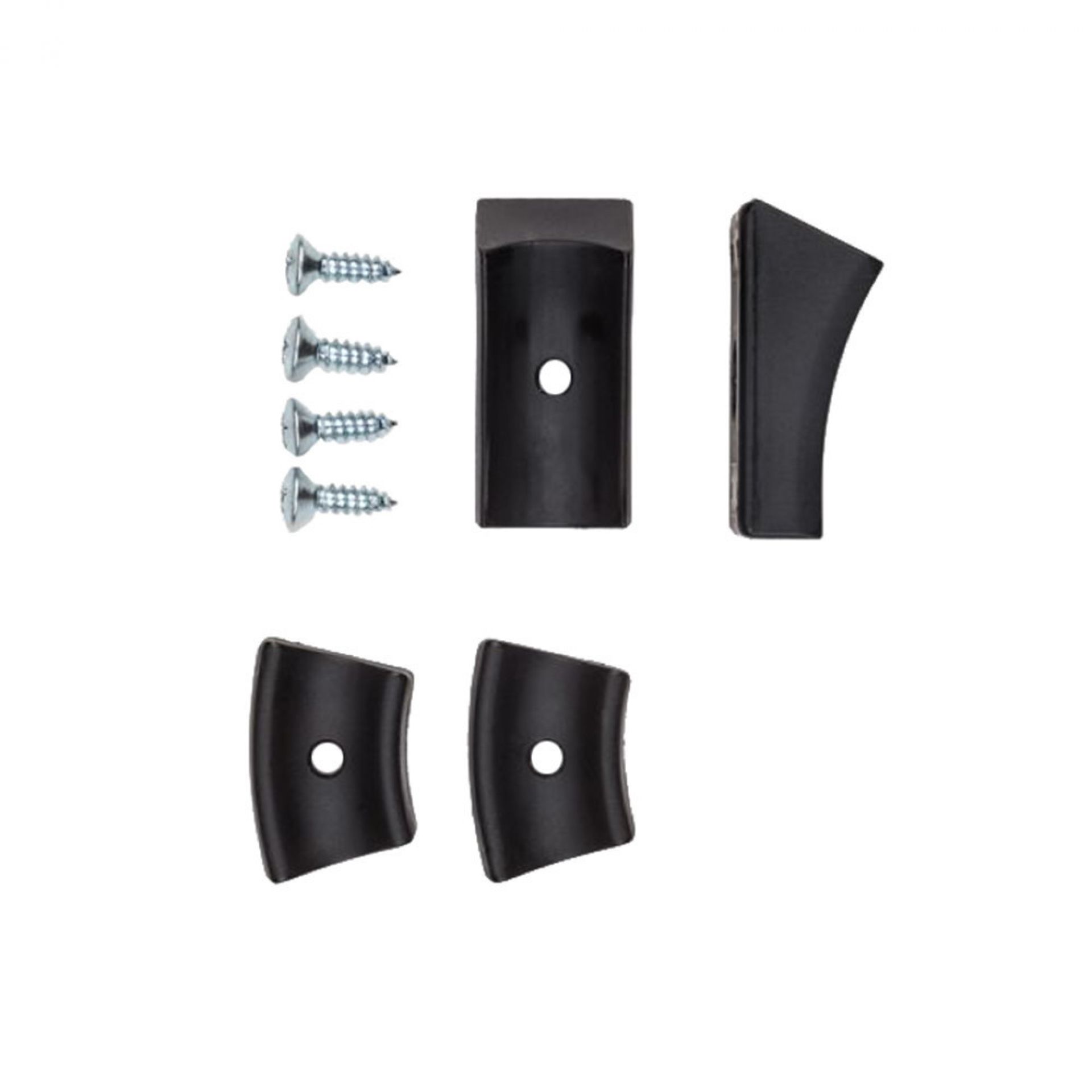 Slides for cantilever chairs Thonet Plastic Slides with felt insert black