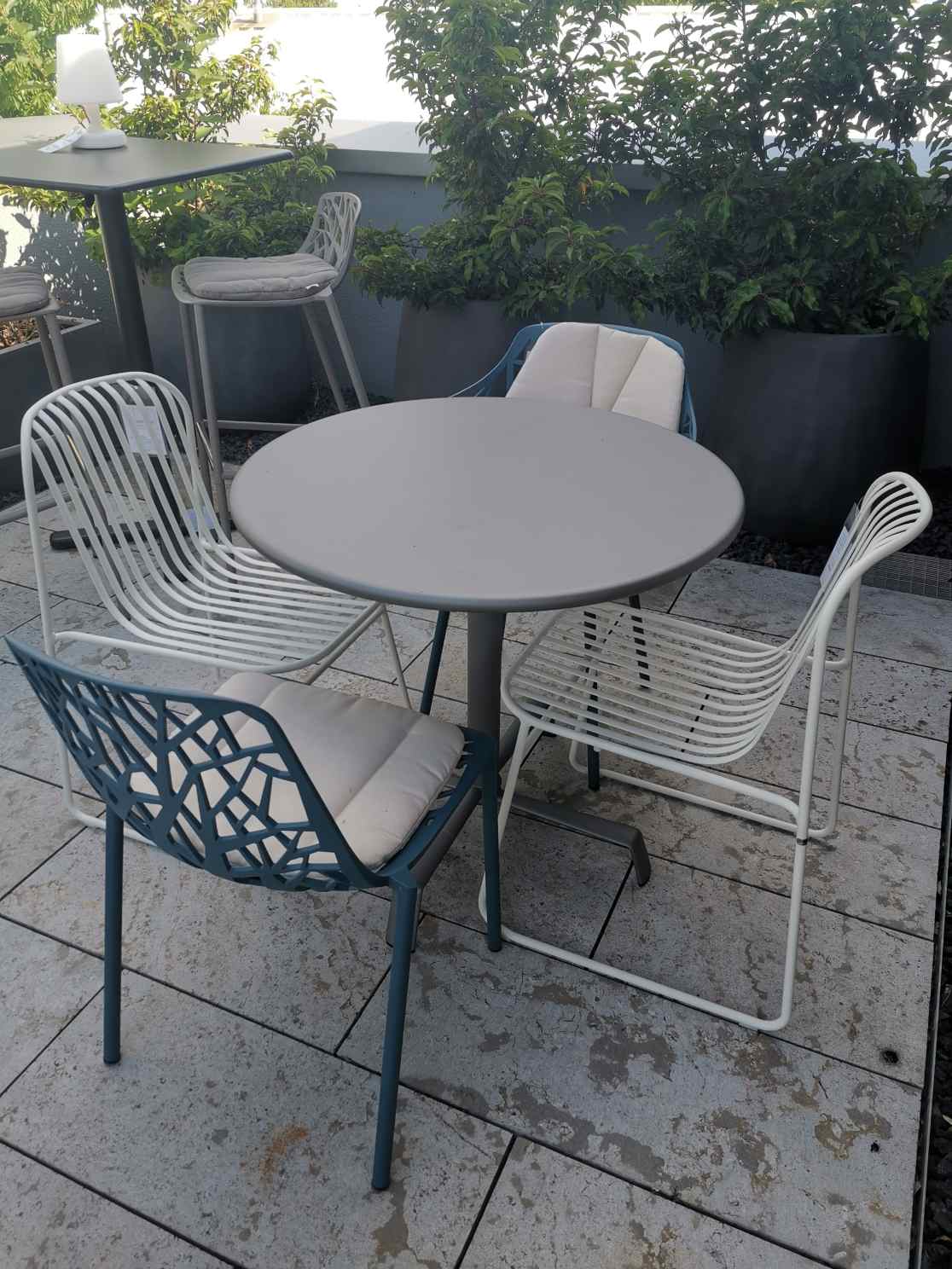 Riviera Chair MATT WHITE Emu Set Of 2 EXHIBITION PIECE
