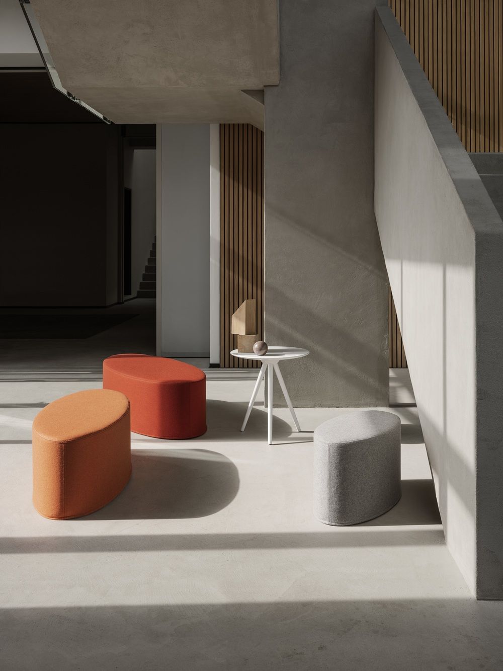 Bon Bon Pouf Stool Medium Softline
