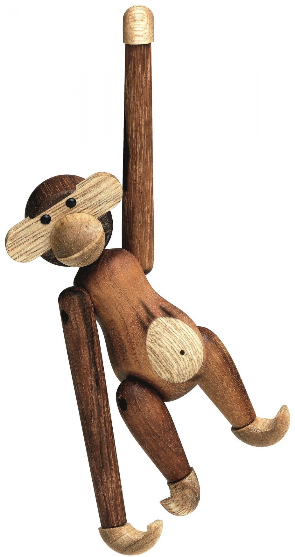 Monkey mini wooden figure teak Kay Bojesen