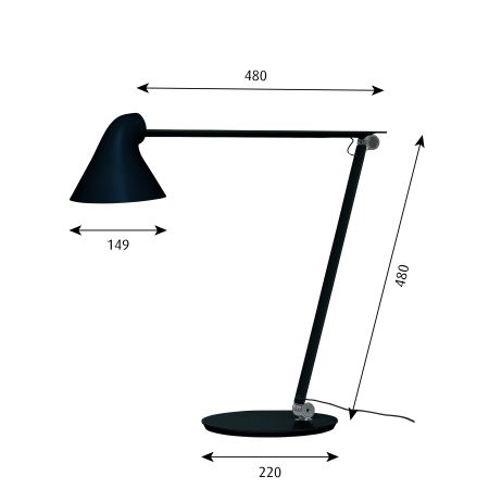 NJP table lamp Louis Poulsen