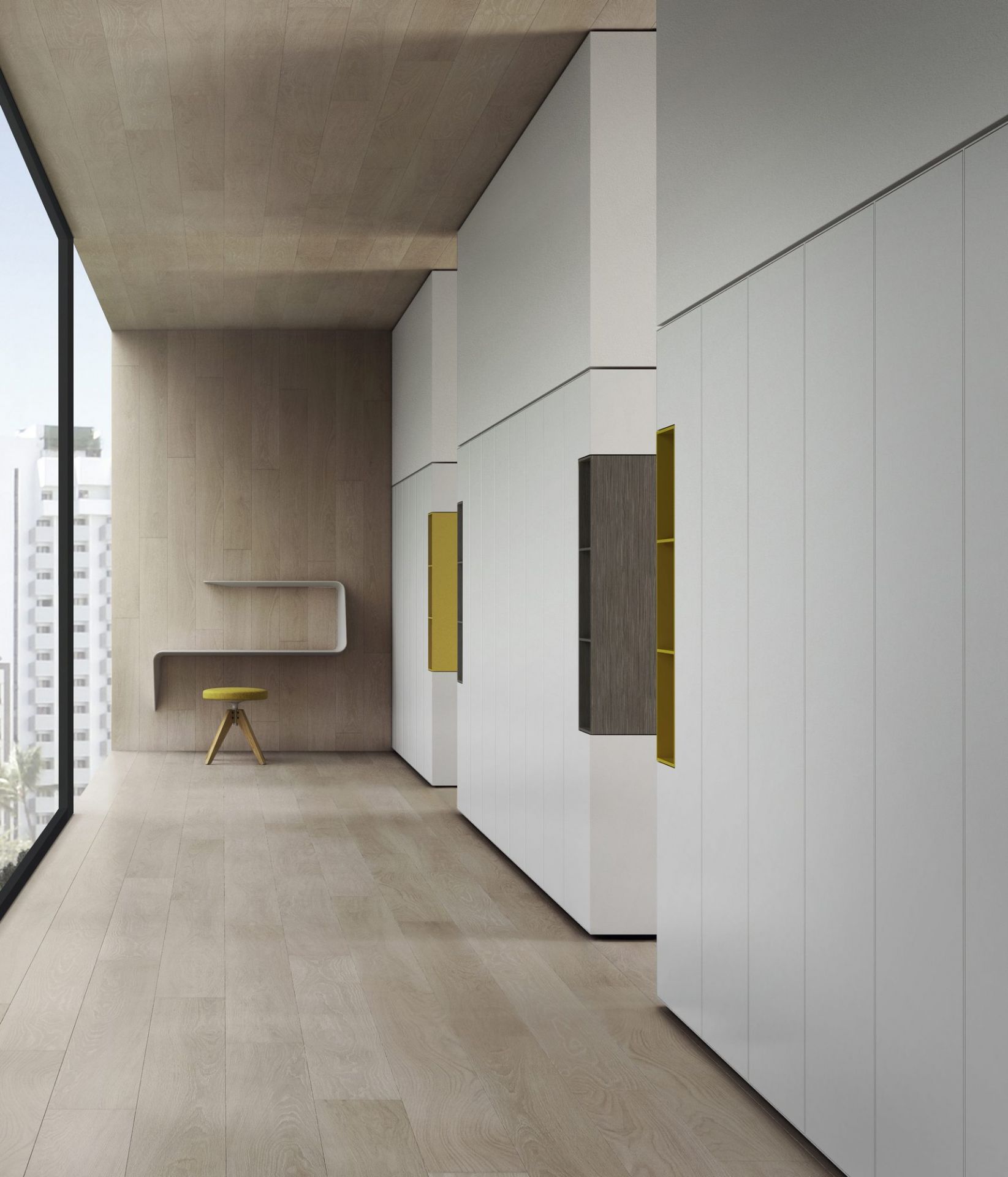 Mamba rack / wall bureau MDF Italia