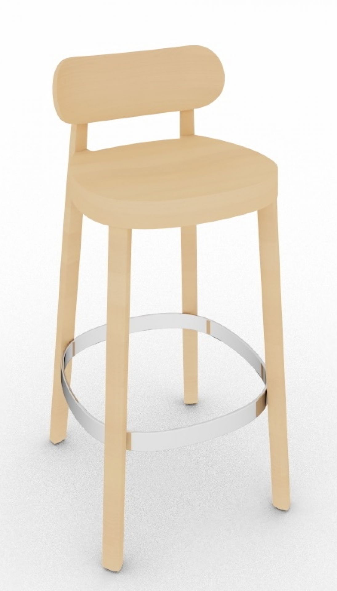 Wooden Chair / Bar Stool 118 MHT Thonet