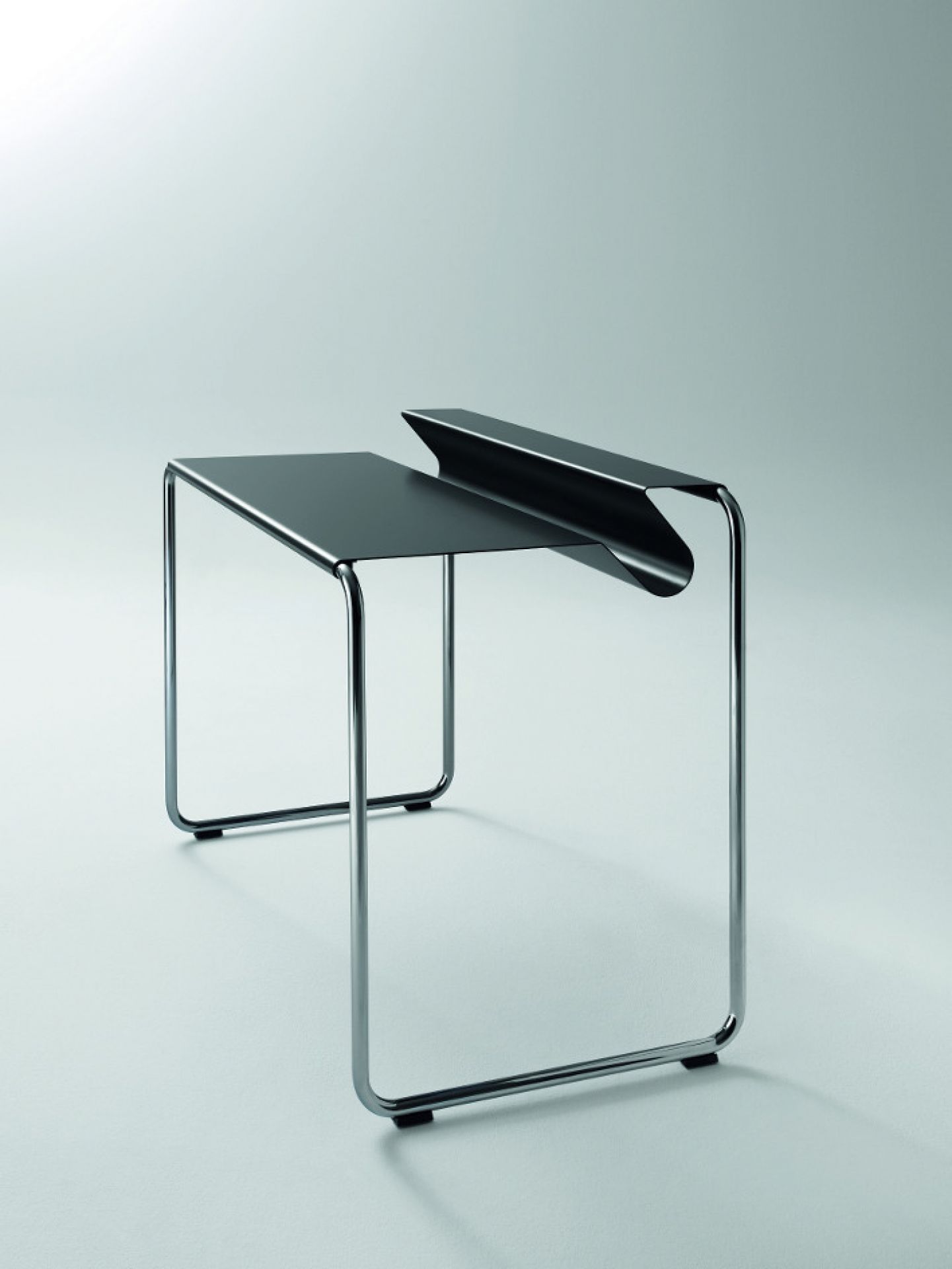 PS07 Secretary black/chrome-plated Müller Möbelfabrikation - QUICK SHIP