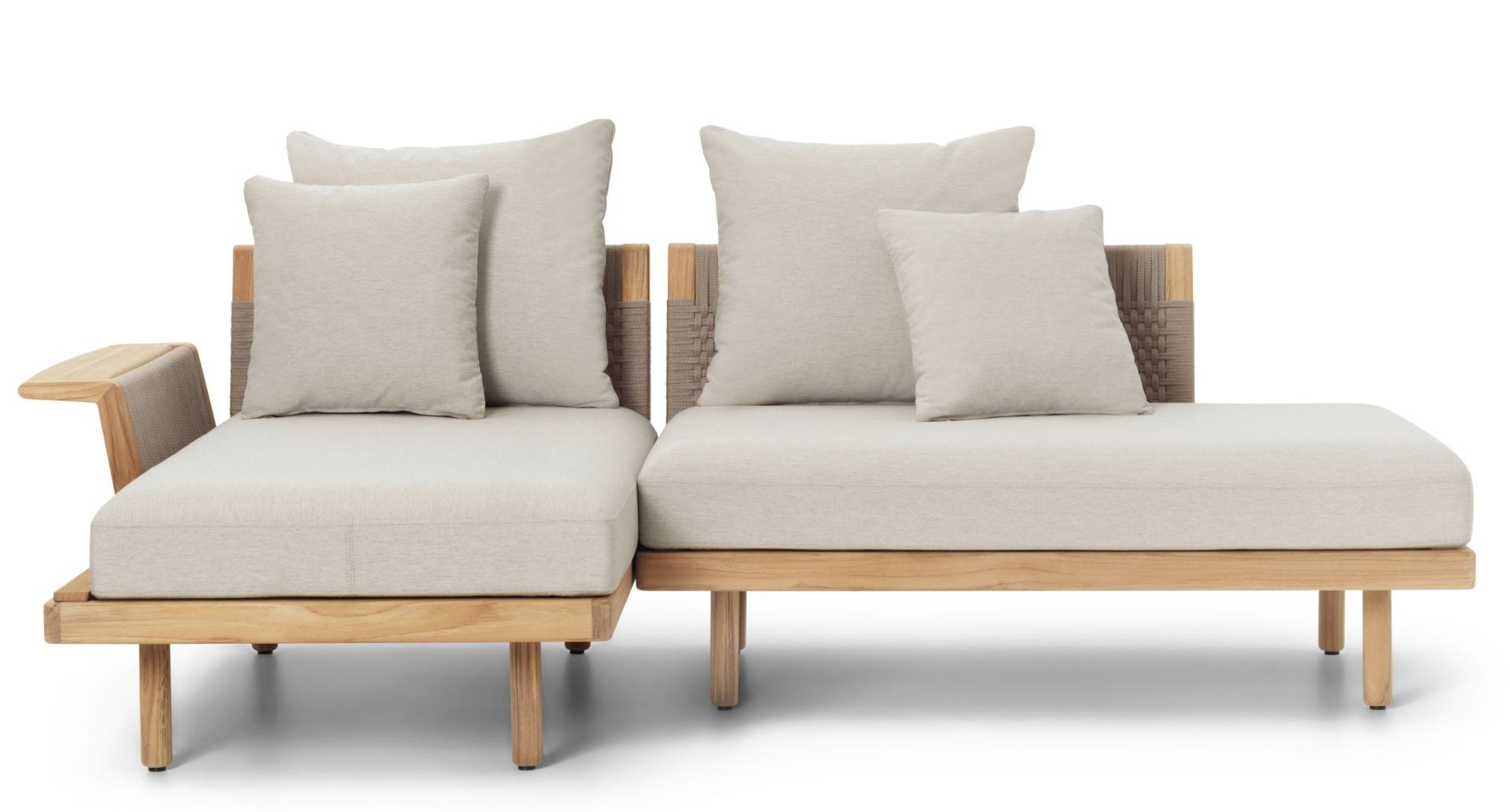 E540 Embrace Sofa Module with side rest and side table Outdoor Carl Hansen & Søn
