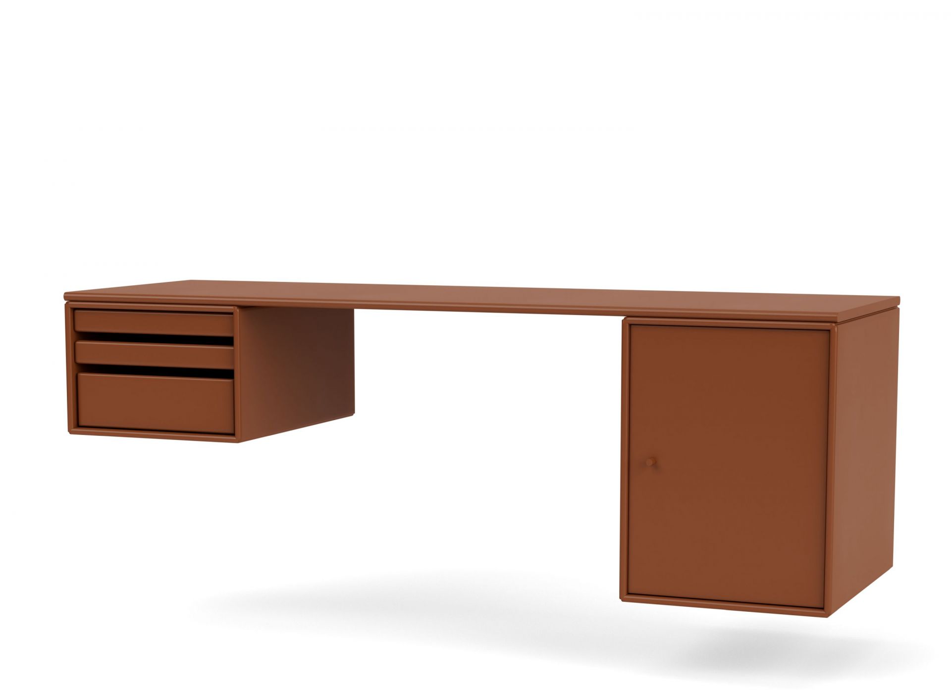 WORKSHOP Desk Hazelnut Montana