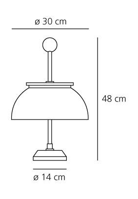 Alfa Table Lamp Artemide