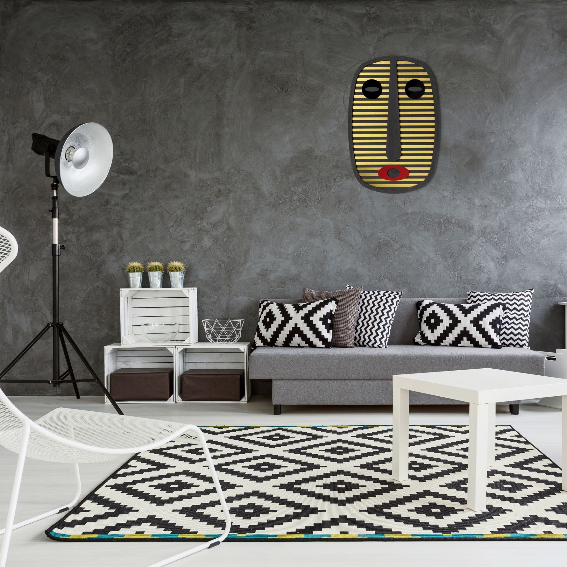 Modern African Masks Small Wall decorations Umasqu 19 SINGLE PIECES