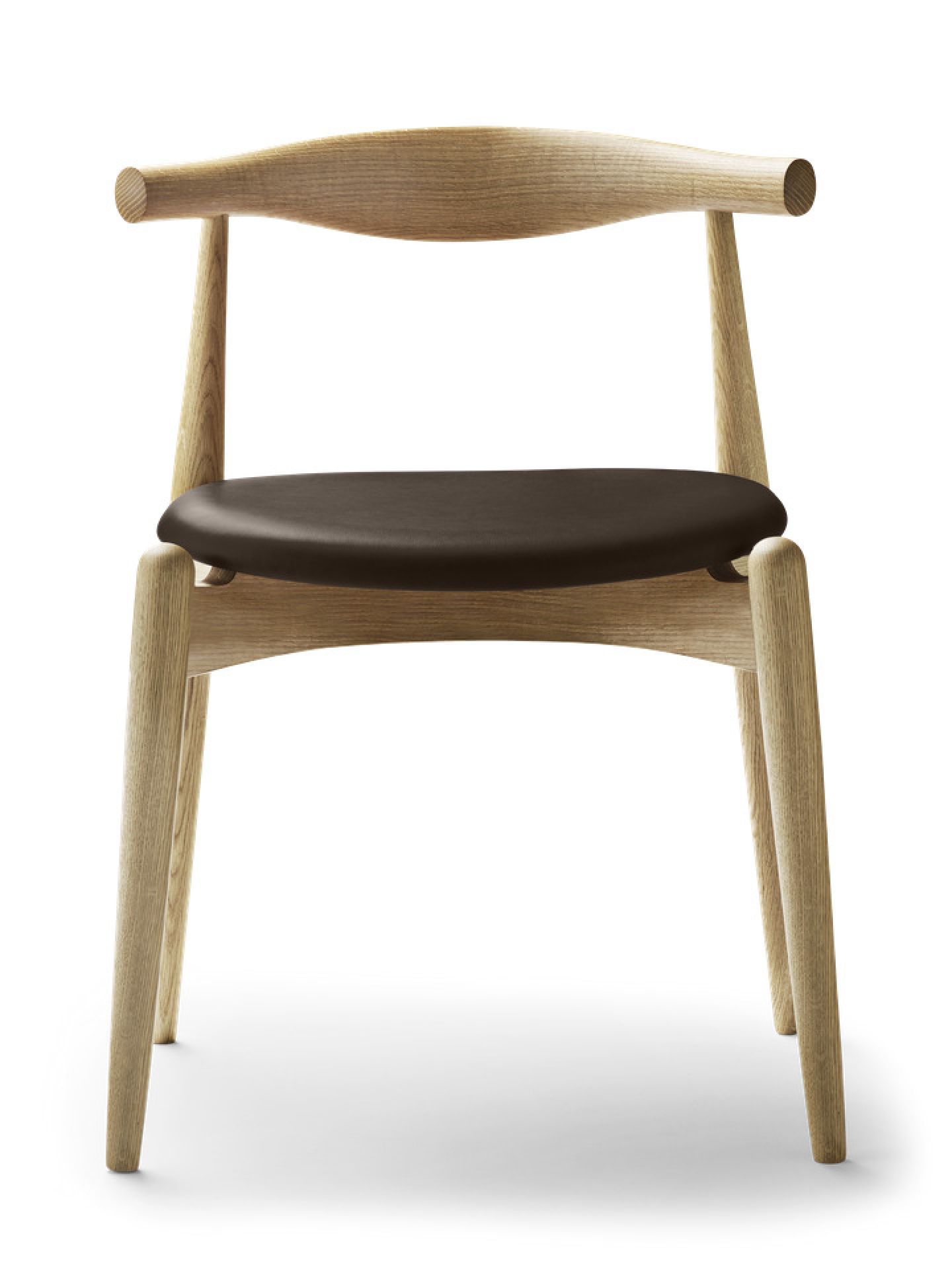 CH20 Elbow Chair upholstered Carl Hansen &amp; Søn frame oak soaped seat leather thor 325