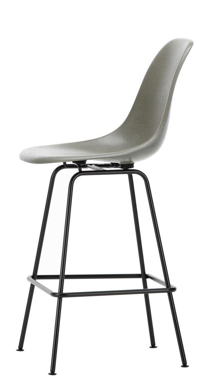 Eames Fibreglass Bar Stool Medium Bar Stool Vitra