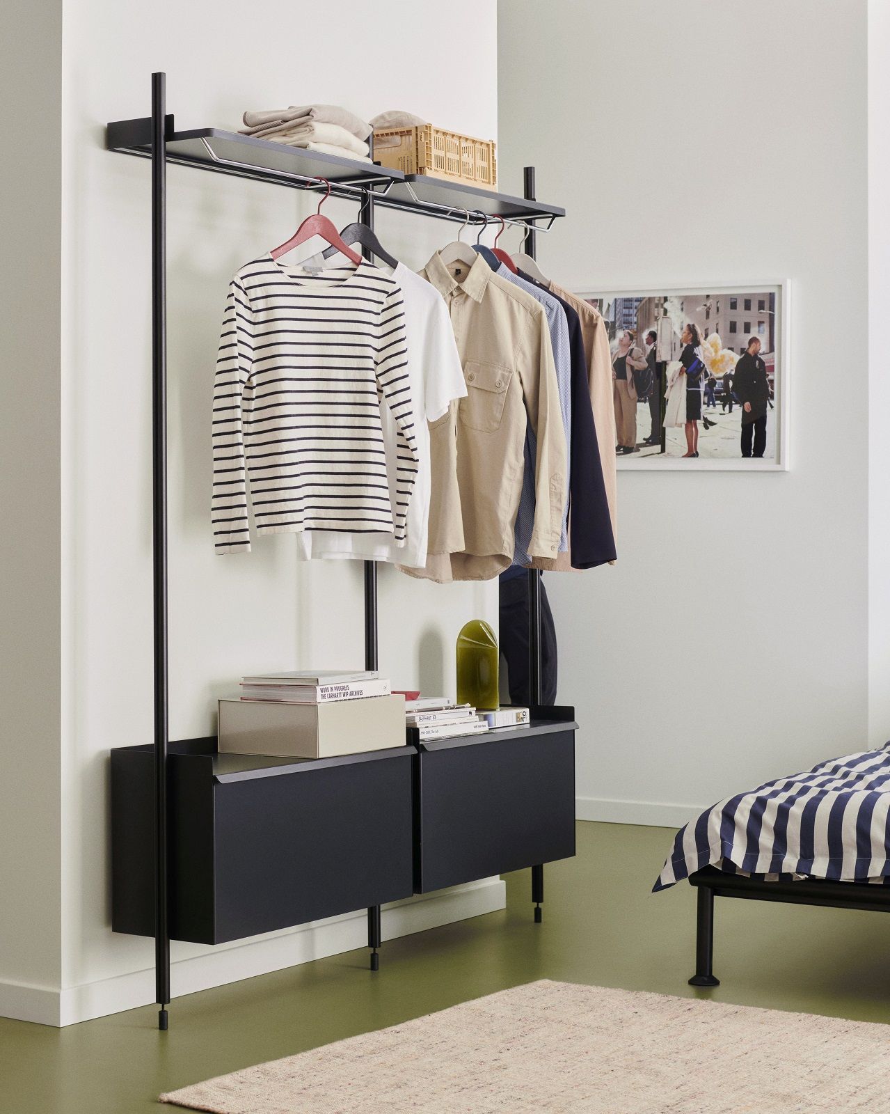 Pier System 1002 2 Column Shelf / Wardrobe Hay 