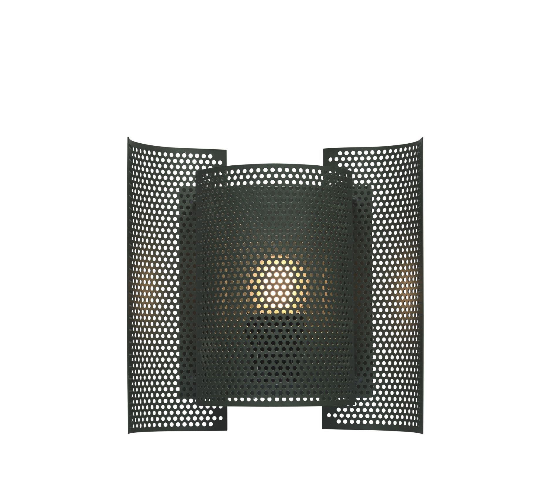 Butterfly perforated Wall lamp dark green Northern